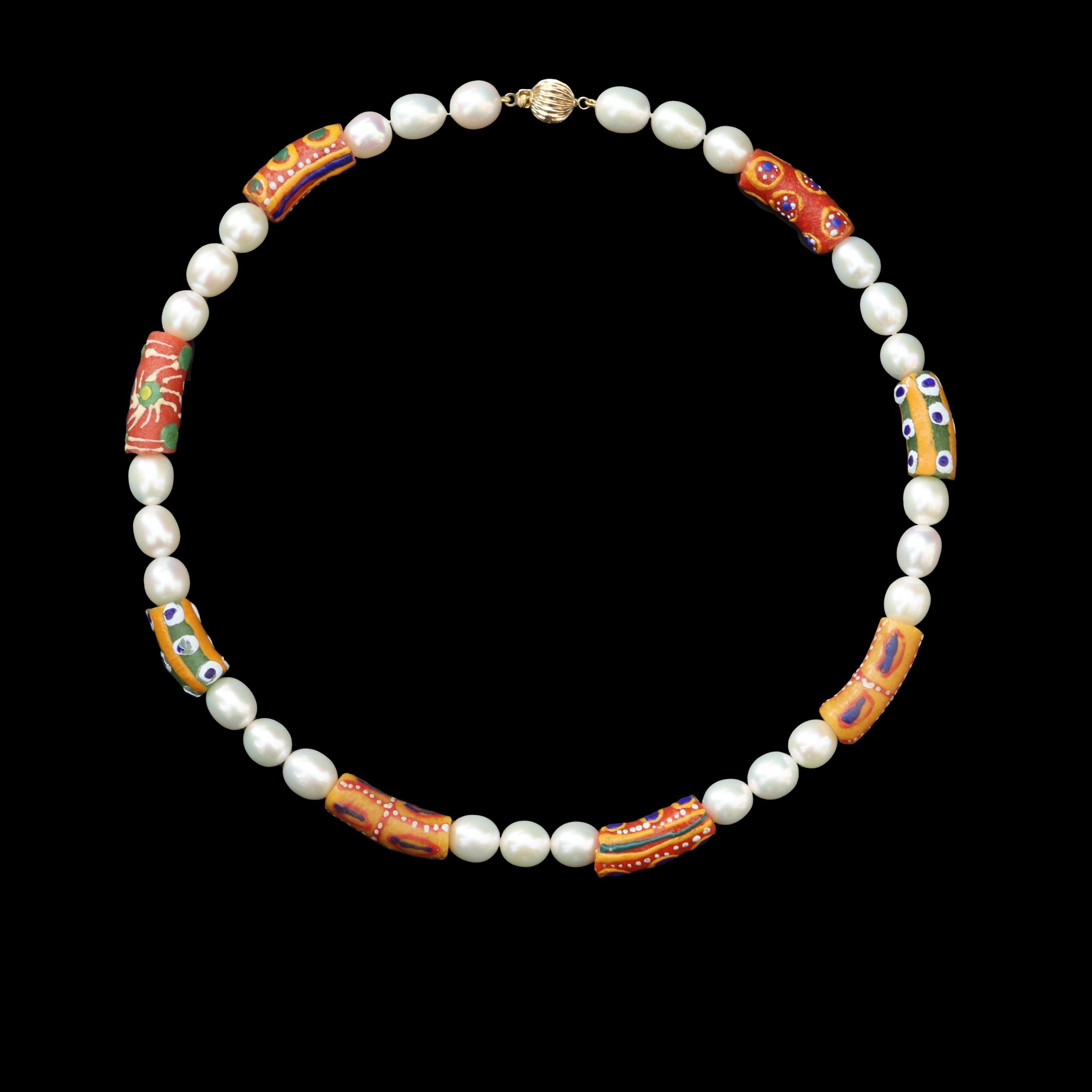 KROBO & PEARL NECKLACE