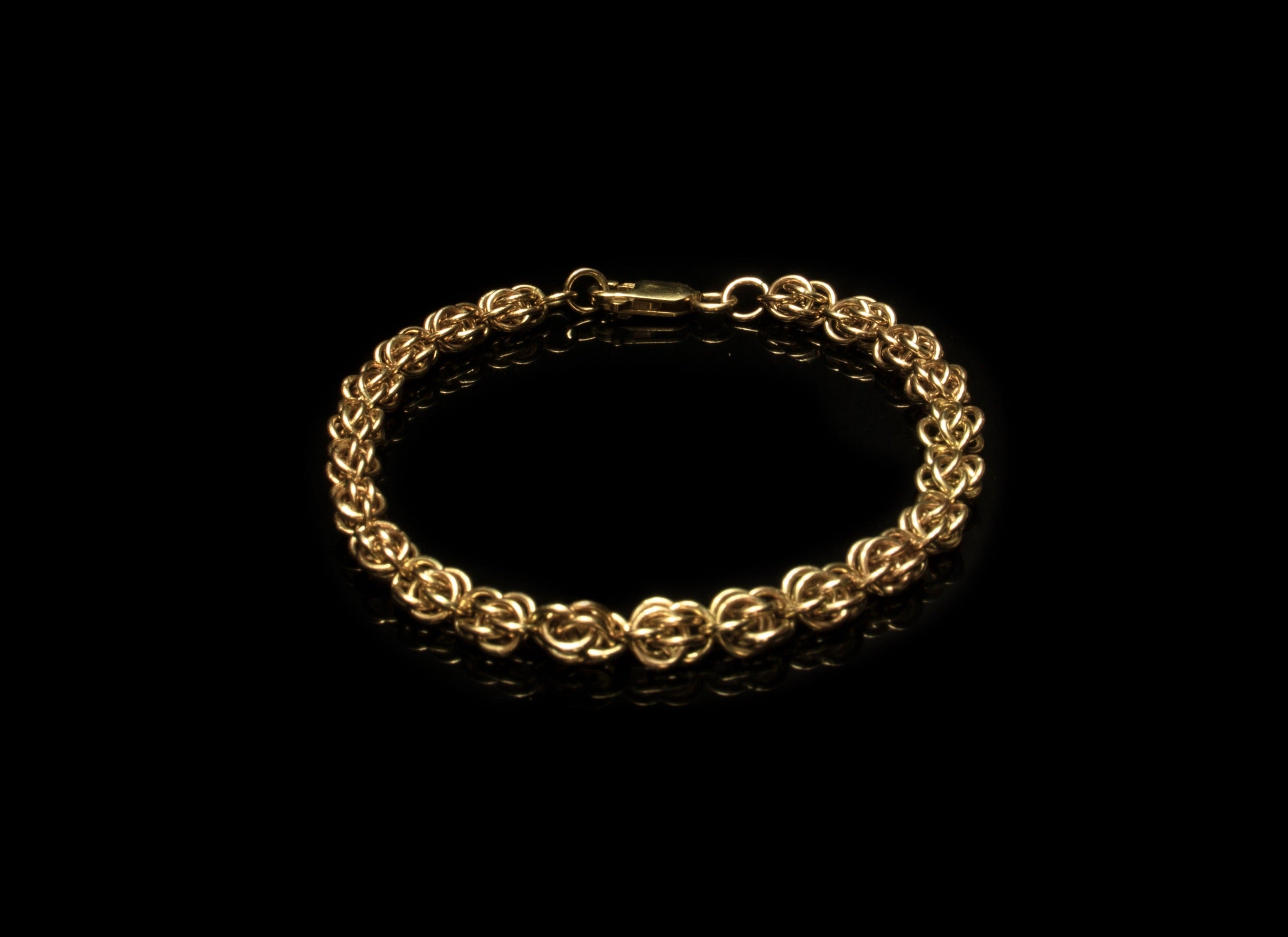 GOLD LATHYRUS CHAIN BRACELET