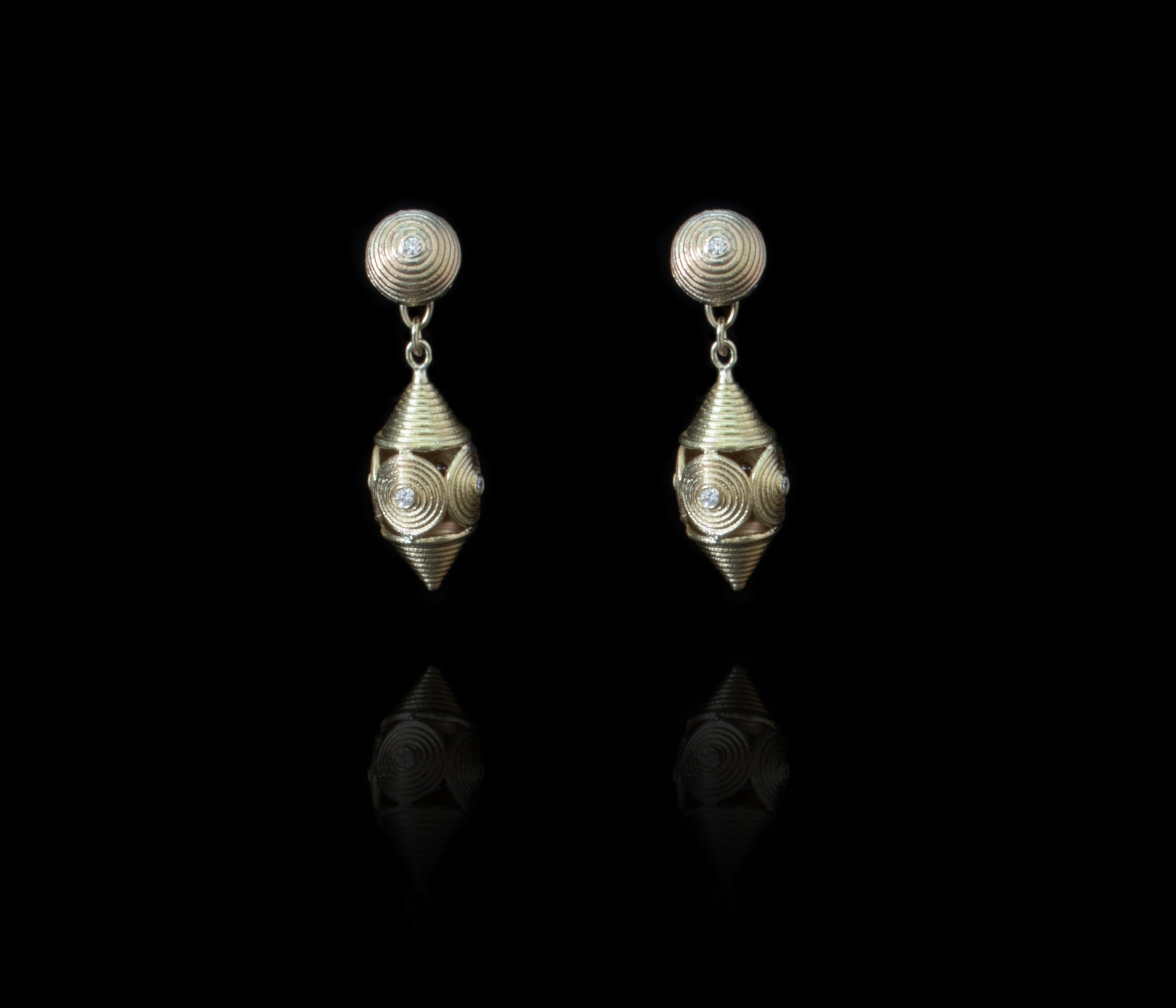 'ASHANTI' INSPIRED DIAMOND DETACHABLE EARRINGS