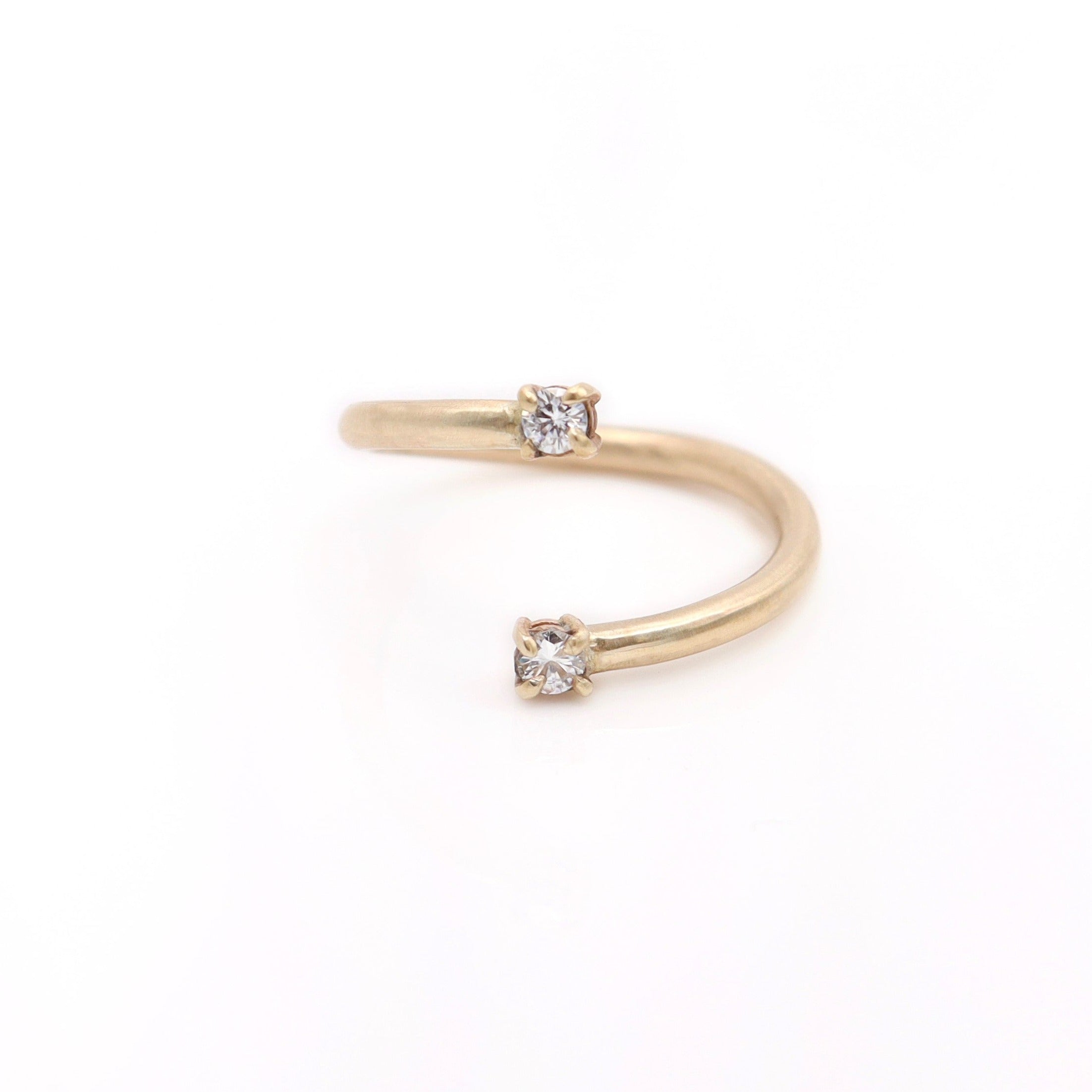 MOISSANITE WRAP RING