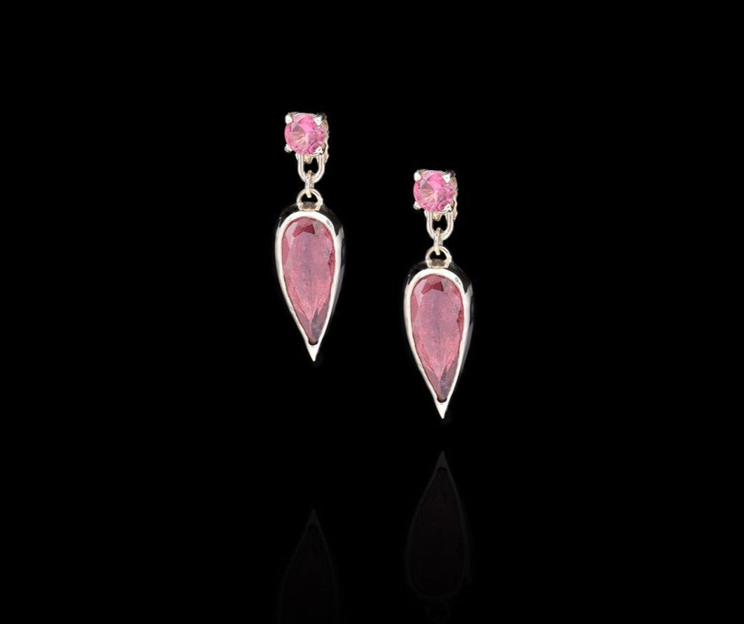 RUBILLITE DETACHABLE EARRINGS